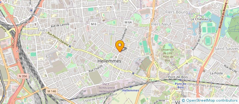 localisation de l'entreprise SYNDIC COPROPRIETE 55 R FAIDHERBE à LILLE