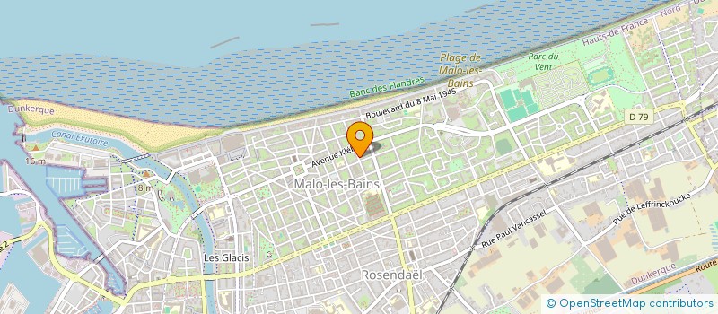 localisation de l'entreprise SYNDIC COPROPRIETE 57 RUE DE BIR HAKEIM à DUNKERQUE