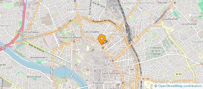 localisation de l'entreprise SYNDIC COPROPRIETE 58 BD DE STRASBOURG  TOULOUSE