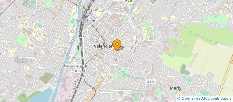 localisation de l'entreprise SYNDIC COPROPRIETE 62-64 RUE DU QUESNOY à VALENCIENNES