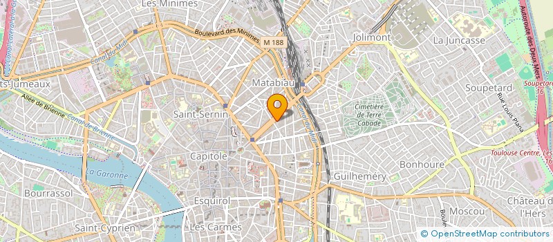 localisation de l'entreprise SYNDIC COPROPRIETE 62 ALLEES JEAN JAURES à TOULOUSE