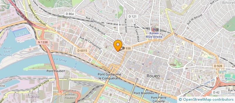 localisation de l'entreprise SYNDIC COPROPRIETE 62 AV GUSTAVE FLAUBER à ROUEN