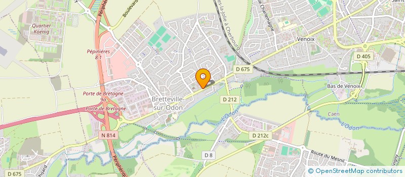 localisation de l'entreprise SYNDIC COPROPRIETE 64C R DE BRETAGNE  BRETTEVILLE-SUR-ODON