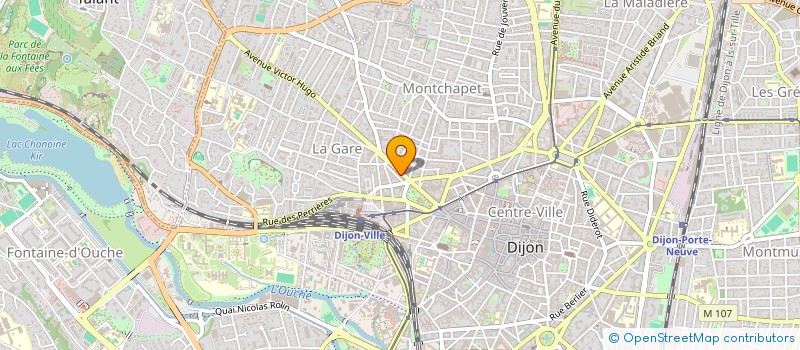 localisation de l'entreprise SYNDIC COPROPRIETE 7 AV VICTOR HUGO  DIJON