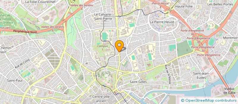 localisation de l'entreprise SYNDIC COPROPRIETE 70 RUE DELIVRANDE à CAEN