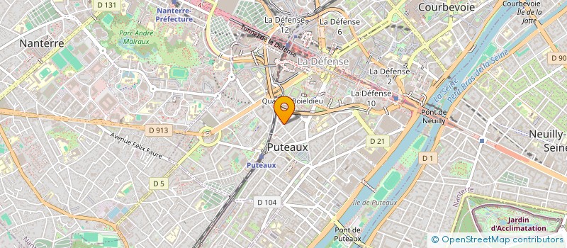 localisation de l'entreprise SYNDIC COPROPRIETE 72 BD SADI CARNOT  PUTEAUX