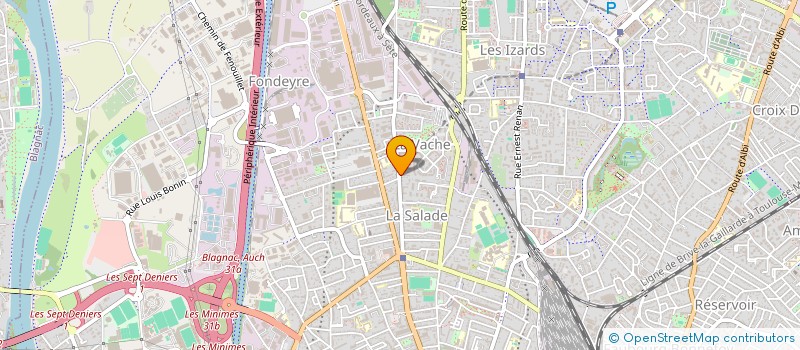 localisation de l'entreprise SYNDIC COPROPRIETE 74 AVE DE FRONTON à TOULOUSE