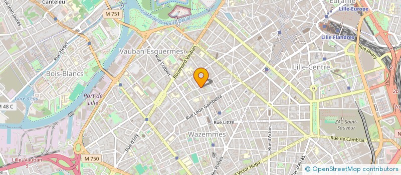 localisation de l'entreprise SYNDIC COPROPRIETE 75 RUE DES STATIONS à LILLE