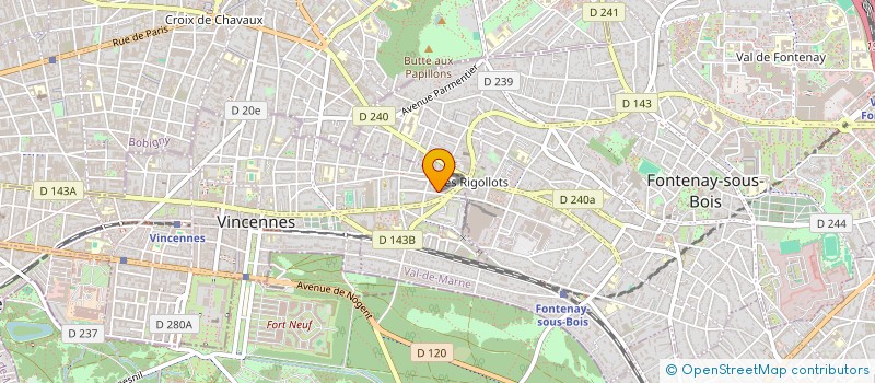 localisation de l'entreprise SYNDIC COPROPRIETE 8 AV DEROULEDE à VINCENNES
