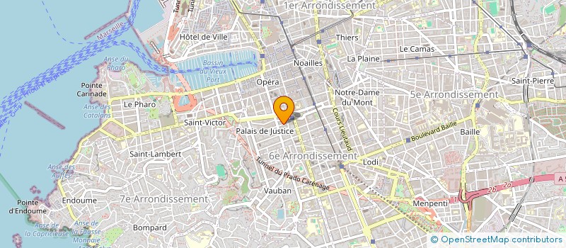 localisation de l'entreprise SYNDIC COPROPRIETE 8 RUE D ARCOLE à MARSEILLE