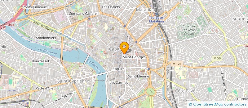 localisation de l'entreprise SYNDIC COPROPRIETE 80 CHEMIN LAPUJADE  TOULOUSE