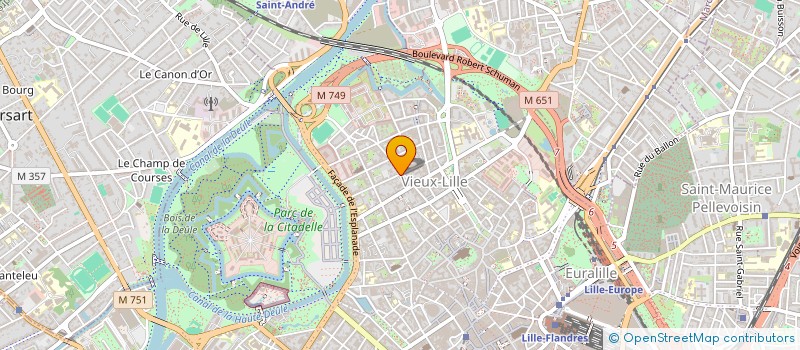 localisation de l'entreprise SYNDIC COPROPRIETE 82BIS R DE JEMMAPES à LILLE