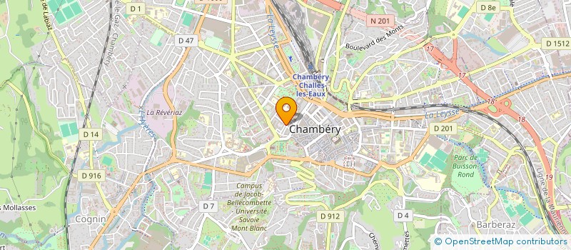 localisation de l'entreprise SYNDIC COPROPRIETE 84  102 R PAUL BERT  CHAMBERY