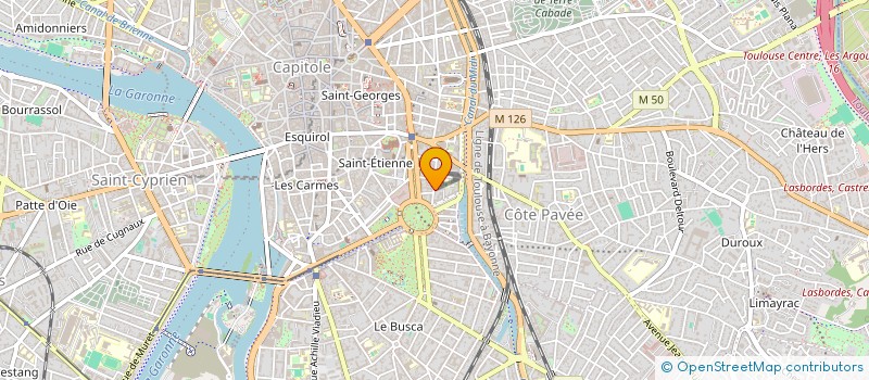 localisation de l'entreprise SYNDIC COPROPRIETE 8B RUE DES POTIERS à TOULOUSE