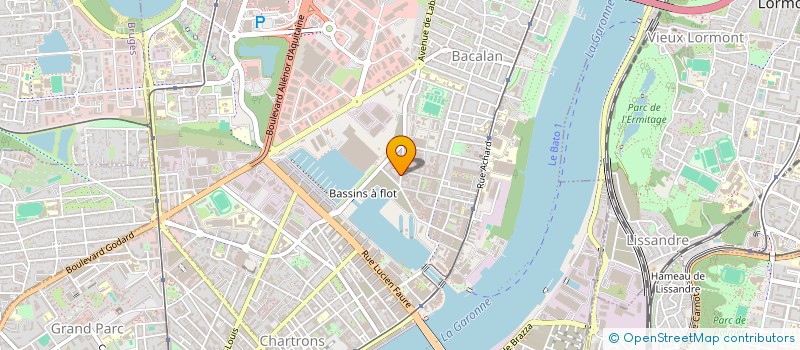 localisation de l'entreprise SYNDIC COPROPRIETE 9 11 CRS SAINT LOUIS  BORDEAUX