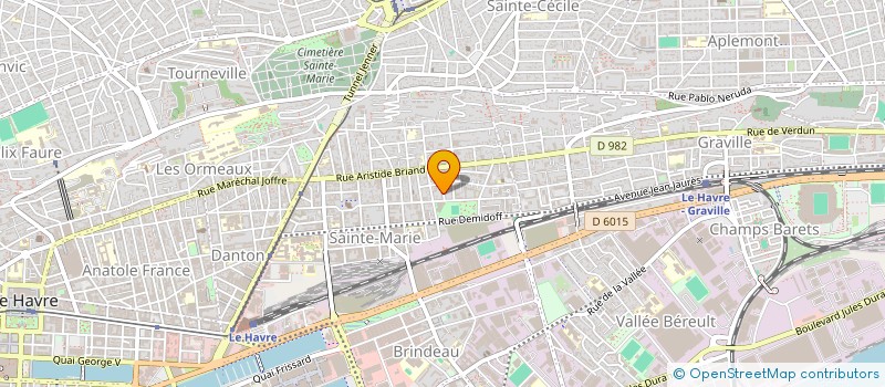 localisation de l'entreprise SYNDIC COPROPRIETE 9 RUE BELLONCLE à LE HAVRE