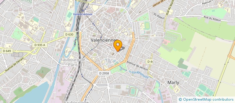 localisation de l'entreprise SYNDIC COPROPRIETE 90 RUE DU QUESNOY à VALENCIENNES