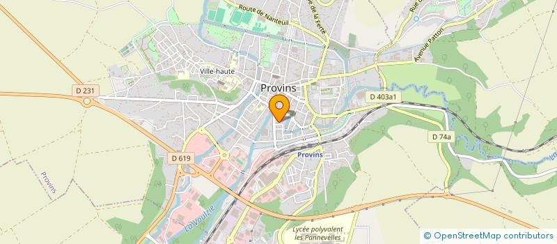 localisation de l'entreprise SYNDIC COPROPRIETE A ET B  PROVINS