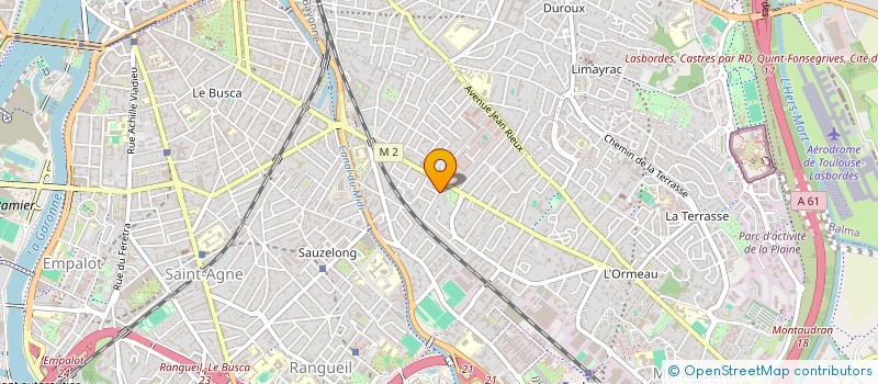 localisation de l'entreprise SYNDIC. COPROPRIETE ALFRED DE MUSSET à TOULOUSE