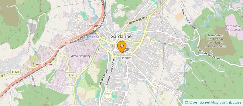 localisation de l'entreprise SYNDIC COPROPRIETE BEAUSOLEIL  GARDANNE