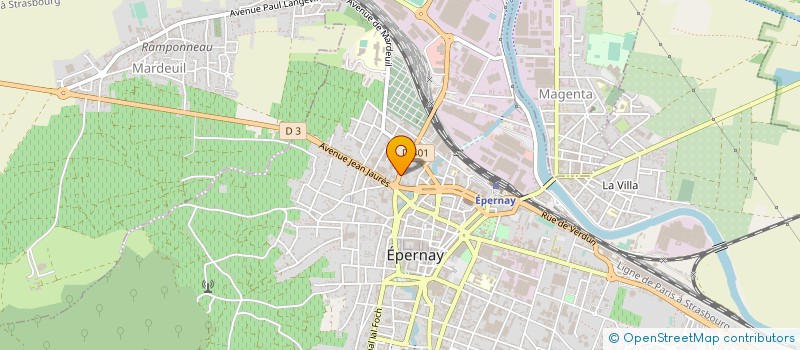 localisation de l'entreprise SYNDIC COPROPRIETE BREBAN  EPERNAY