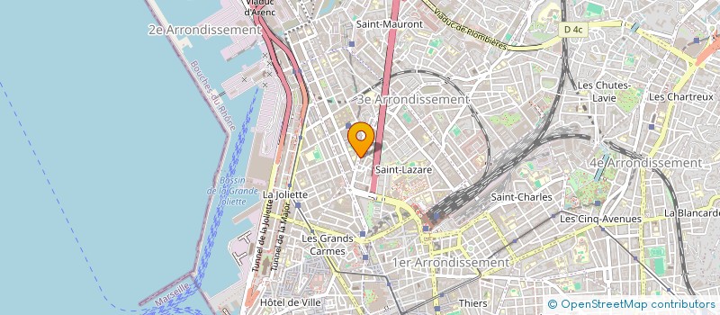 localisation de l'entreprise SYNDIC COPROPRIETE CAMILLE PELLETAN  MARSEILLE