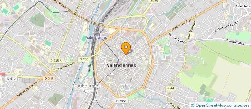 localisation de l'entreprise SYNDIC COPROPRIETE CEN COMMER VAL ESCAUT à VALENCIENNES