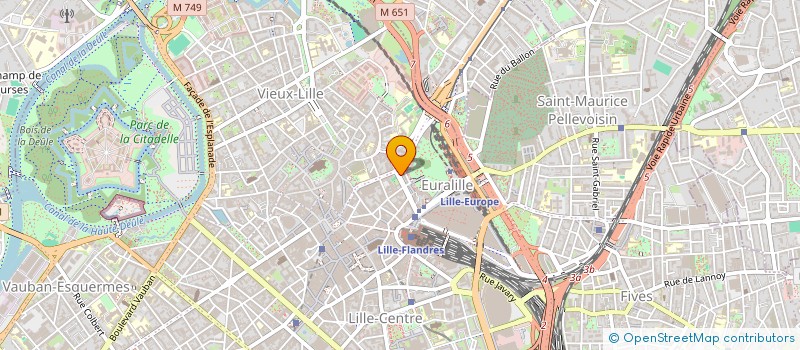 localisation de l'entreprise SYNDIC COPROPRIETE CENTRAL CARNOT à LILLE