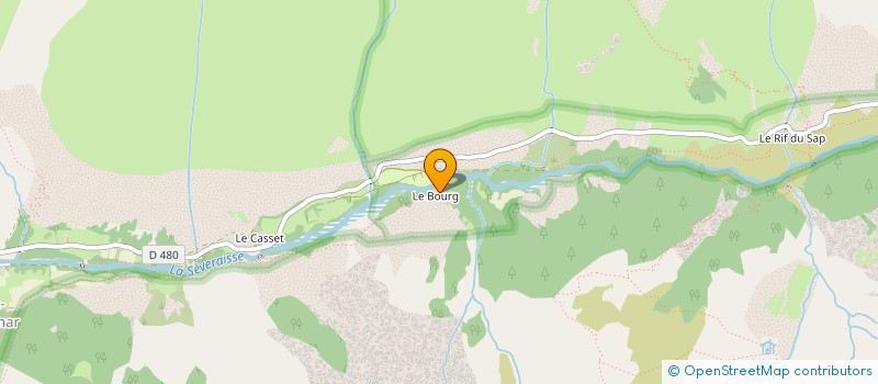 localisation de l'entreprise SYNDIC COPROPRIETE CHALET VINCENT  LA CHAPELLE-EN-VALGAUDEMAR