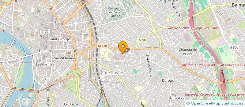 localisation de l'entreprise SYNDIC. COPROPRIETE CHAMBORD à TOULOUSE