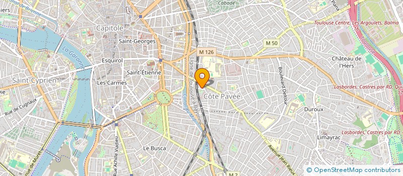 localisation de l'entreprise SYNDIC. COPROPRIETE CHANT DU MERLE à TOULOUSE