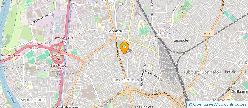 localisation de l'entreprise SYNDIC. COPROPRIETE CLOS DES MINIMES à TOULOUSE
