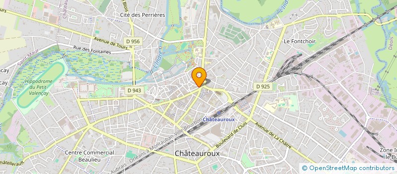 localisation de l'entreprise SYNDIC COPROPRIETE CRCA à CHATEAUROUX