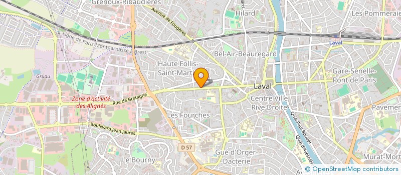 localisation de l'entreprise SYNDIC COPROPRIETE DE L ARMOR à LAVAL