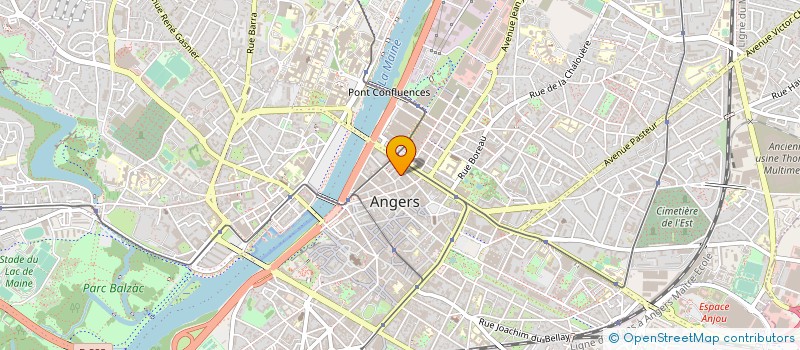 localisation de l'entreprise SYNDIC COPROPRIETE DU 10 RUE MAILLE à ANGERS