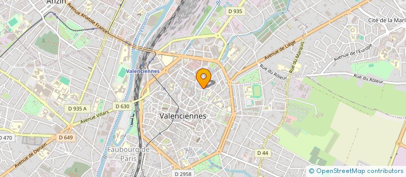 localisation de l'entreprise SYNDIC COPROPRIETE DU 117 RUE SAINT GERY à VALENCIENNES