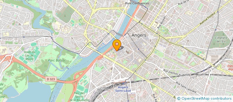 localisation de l'entreprise SYNDIC COPROPRIETE DU 12 RUE ST AIGNAN à ANGERS