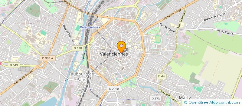 localisation de l'entreprise SYNDIC COPROPRIETE DU 13 RUE DU QUESNOY à VALENCIENNES