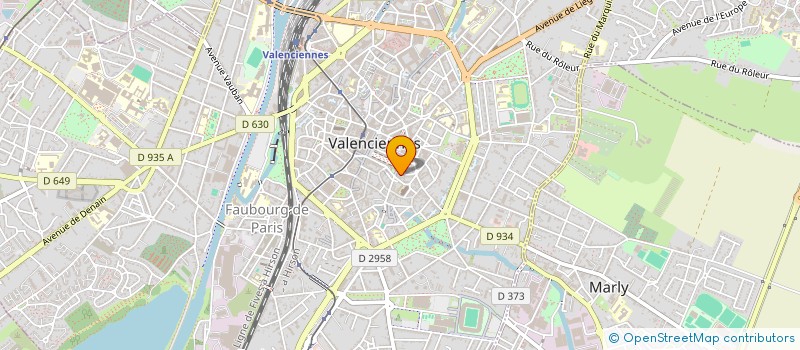 localisation de l'entreprise SYNDIC COPROPRIETE DU 2 RUE DU ST CORDON à VALENCIENNES
