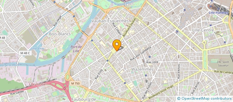localisation de l'entreprise SYNDIC COPROPRIETE DU 21-25 PL LECLERC à LILLE