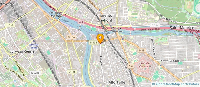 localisation de l'entreprise SYNDIC COPROPRIETE DU 26 RUE VERON à ALFORTVILLE