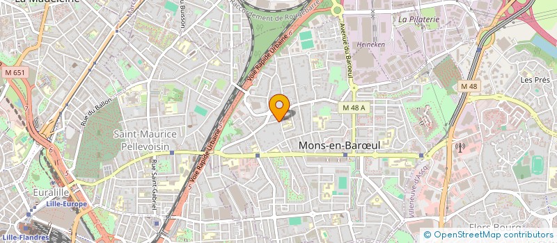 localisation de l'entreprise SYNDIC COPROPRIETE DU 32 R ROLLIN à MONS-EN-BARŒUL