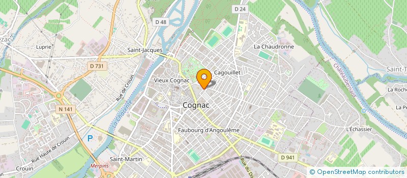 localisation de l'entreprise SYNDIC COPROPRIETE DU 33 RUE LENOTRE à COGNAC