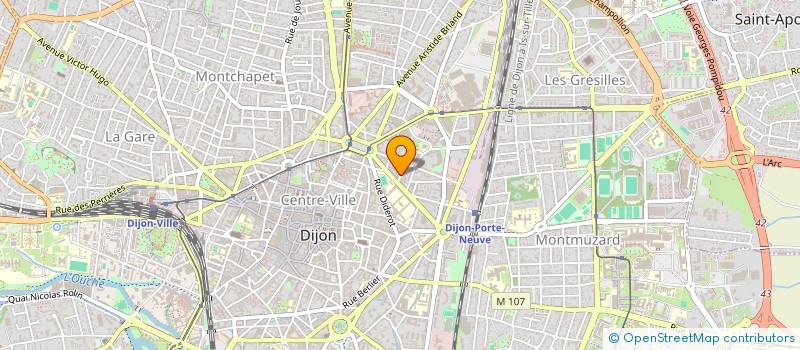 localisation de l'entreprise SYNDIC COPROPRIETE DU 5 BIS RUE HEUDELET  DIJON