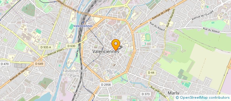 localisation de l'entreprise SYNDIC COPROPRIETE DU 50 AV D AMSTERDAM à VALENCIENNES