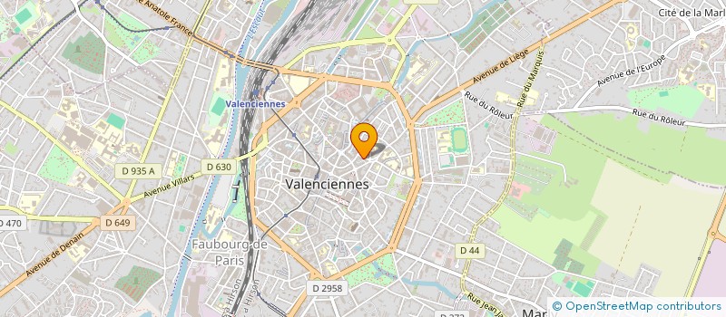 localisation de l'entreprise SYNDIC COPROPRIETE DU 8 PLACE FROISSART à VALENCIENNES