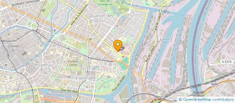 localisation de l'entreprise SYNDIC COPROPRIETE DU 85 BD D ANVERS à STRASBOURG