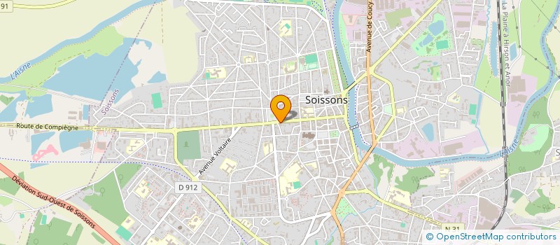 localisation de l'entreprise SYNDIC COPROPRIETE DU CLOS DU MAINE à SOISSONS