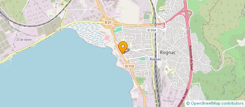 localisation de l'entreprise SYNDIC COPROPRIETE  EDEN PROVENCE  ROGNAC