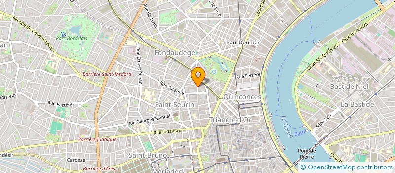 localisation de l'entreprise SYNDIC COPROPRIETE GALLIEN 2  BORDEAUX